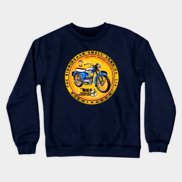 British motorcycle Crewneck Sweatshirt by Midcenturydave